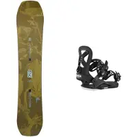 Burton - Packs (snowboard + fix) - Snowboard all mountain - Pack Ft Hometown Hero Smalls 2026 en Bois - Vert