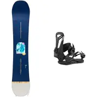 Burton - Packs (snowboard + fix) - Snowboard all mountain - Pack Yeasayer FV 2026 pour Femme - Bleu