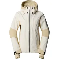 The North Face - Veste de ski - W Lenado Jacket White Dune Gravel pour Femme - Taille M - Beige