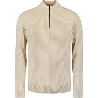 No-excess Pull Demi-Zip Rib Cassé Blanc cassé Blanc taille XXL