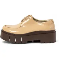 Art pour femme. 1176411KH003_082 Chaussures en cuir 1764 Leeds beige (42), 3 à 5 cm, Lacets, Casuel