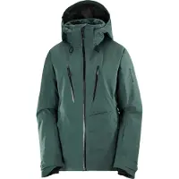Salomon - Veste de ski isolante et légère en PrimaLoft - Brilliant 2.0 Jacket W Green Gables pour Femme - Taille L - Vert