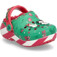 Crocs Mickey Xmas Lined Classic Clogs Vert EU 27-28 Enfants