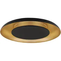 Lyora Plafonnier design Epos Ø 60cm noir avec or