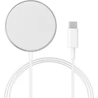 Avizar Chargeur Magsafe Magnétique 15W pour iPhone 17 Pro Max Blanc