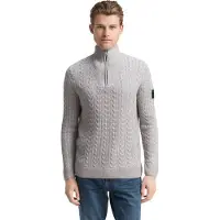 Tom Tailor Pull-over gris