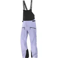 Salomon - Salopette de ski imperméable - Absolute 3L Bib M Blue Granite/Deep Black pour Homme - Taille XL - Violet