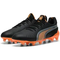 Puma Chaussure de foot 'King Ultimate' orange / noir / argent