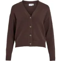 Vila Ril V-neck Knit Cardigan Marron XS Femme