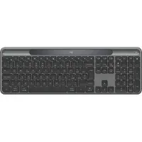 Logitech Signature Slim Solar+ wireless keyboard K980 clavier Universel RF sans fil + Bluetooth QWERTY Italien Graphite
