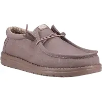 HeyDude Wally Canvas Boat Shoes Marron EU 45 Homme