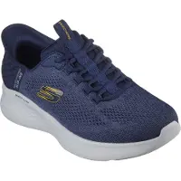SKECHERS Baskets basses 'LITE PRO - PRIMEBASE' bleu chiné / jaune / blanc