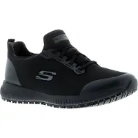 SKECHERS pour femme. 77222EC Chaussures SR Work Squad noires (40), Plat, Lacets, Casuel, Sport