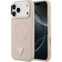 GUESS Triangle Logo Magsafe Iphone 17 Pro Phone Case Rose