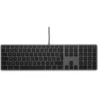 LMP clavier USB filaire Windows OS noir FR AZERTY - clavier - AZERTY (FR, Filaire), Clavier, Gris, Noir