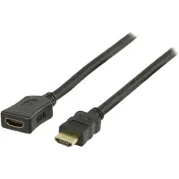 Logilink High Speed with Ethernet - Câble d'extension HDMI avec Ethernet - HDMI mâle pour HDMI femelle - 2 m