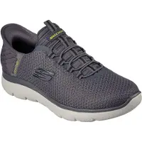 SKECHERS Baskets basses 'Slip-Ins Summits - High Range' gris foncé