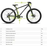 Frog Bikes MTB 69 Metallic Grey/Neon Red 15"