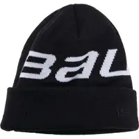 Bauer Unisexe, Bonnet, NE Rippstrick-Wintermütze Sr, Blanc, Noir