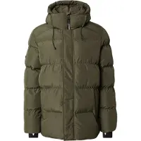 Superdry pour homme. M5012285A Manteau Five vert (L), Casuel, Polister recyclé, Durable