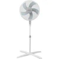 Grunkel Ventilateur Sur Pied Fan-165x - 50w, 40cm, 5 Pales, Silencieux -