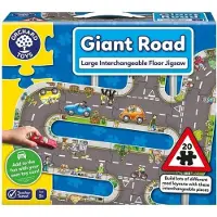 Orchard Puzzle - VERGER - Route Géante - 20 grandes pièces interchangeables - Thème Véhicules - à partir de 3 ans