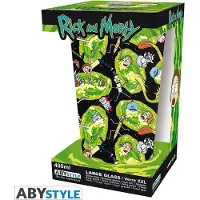 Rick And Morty Verre de - Portal - 400ml - pour Indifférent - multicolore - Taille Standard