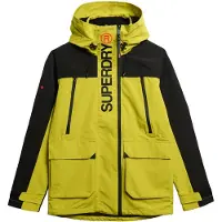 Superdry M5012240a Windbreaker Jacket Jaune S Homme