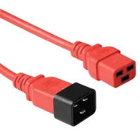 ACT C19 - C20, 1.20m Rouge 1,2 m Coupleur C19 Coupleur C20