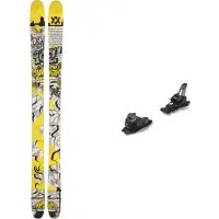 Salomon - Fixations de ski alpin - Strive 14 Gw Process Blue Met/Black/Flame Orange - Bleu