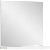 Ebuy24 Shoelove miroir 1 tablette 60x59cm blanc.