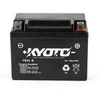 Kyoto Batterie Sla Pour Scooter Peugeot 50 Kisbee Rs 2t 2010 À 2019 Yb4l-B Sla / 12v 4ah Neuf