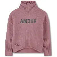 Zadig & Voltaire Pull enfant X60429 filles - Rose - 16 ans