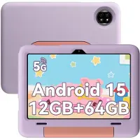 Blackview Tablette Enfants 10 Pouces Tab 20 Kids Android 16-12Go RAM-64Go ROM,6600 mAh,Contrôle Parental,tablette éducative