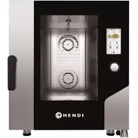 Hendi Four vapeur à convection – Touch 7 x GN 1/1, électrique, avec vapeur directe et commandes tactiles, , 730 x 784 x (H) 850 mm