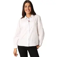 Deeluxe Claryne Long Sleeve Shirt Blanc S Femme