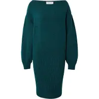 MYLAVIE by Sarah Harrison Robes en maille vert foncé