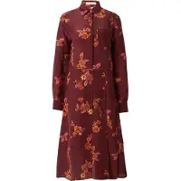 Vanessa bruno Robe-chemise 'FRESH' orange / rose / lie de vin