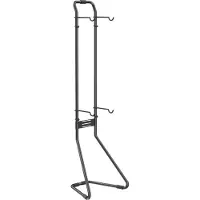 Wiltec Range-vélo pour 2 bicyclettes – 66,6 x 55,9 x 219 cm – Capacité 39,9 kg – en Acier – Rack à vélo autoportant, Support rangement