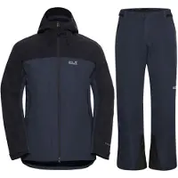 Jack Wolfskin Flowline 2L Ins, pantalon de ski, homme, bleu foncé