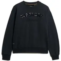 Superdry Premium Design Loose Fit Sweatshirt Noir L Femme