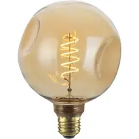 Enovalite Lampe à incandescence LED, Caldera Amber, E27, 4W, 265lm, 2200K
