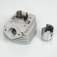 Teknix Cylindre Piston Mono Segment Pour Mobylette Peugeot 103 Fox Alu 6 Transfert