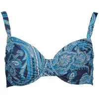 LASCANA Hauts de bikini 'Boho' bleu marine