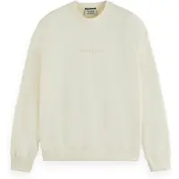 Scotch & Soda Sweat-shirt sable / blanc cassé
