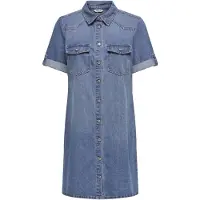 ONLY Robe-chemise 'ONLLisa' bleu denim