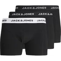 Jack & Jones Boxers 'JACSolid' noir / blanc