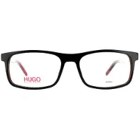 HUGO BOSS Lunettes de Vue Hugo HG 1004 54/17/145 Black red Acetate frames MAN HG 1004