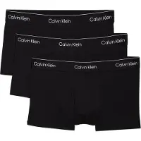 Calvin Klein Lv00nb4389 Trunk Low Rise Boxers 3 Units Noir XL Homme