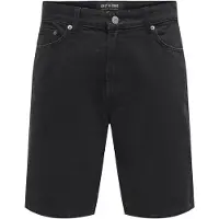Only & Sons Short ONSFADE BLACK 9087 TAI DNM hommes - Noir - EU XL